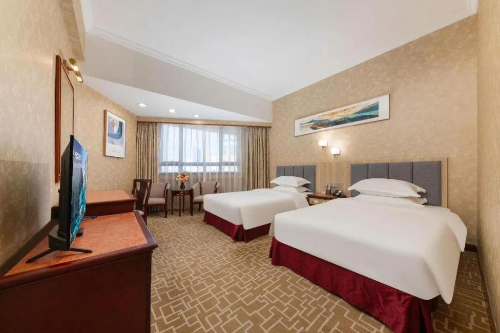 Bed in Century Plaza Hotel