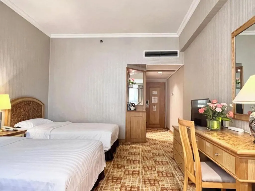 Bed in Century Plaza Hotel