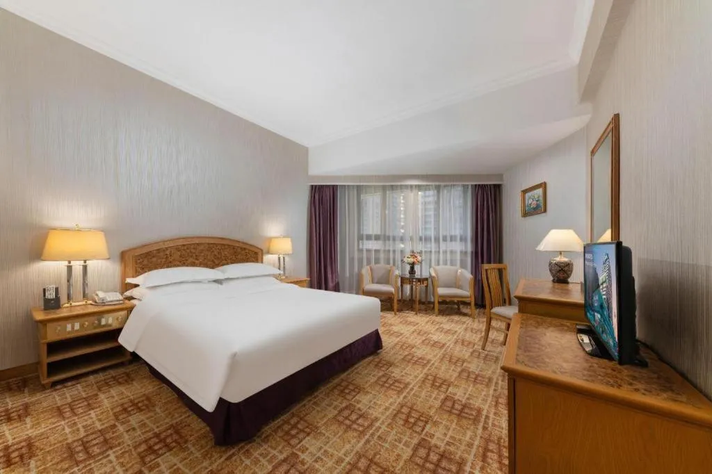 Bed in Century Plaza Hotel