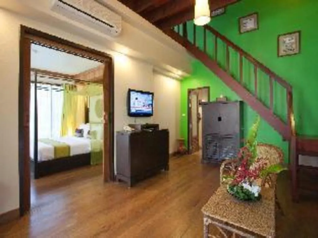 Bed in Baan Talay Dao Resort