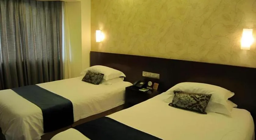 Bed in NanYing Hotel Shanghai