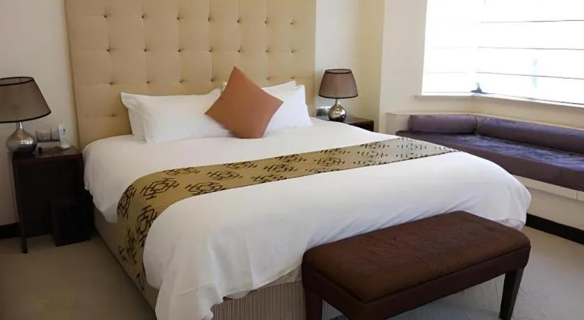 Bed in NanYing Hotel Shanghai