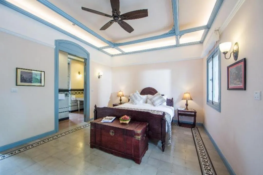 Bed in Le Bel Air Resort Luang Prabang