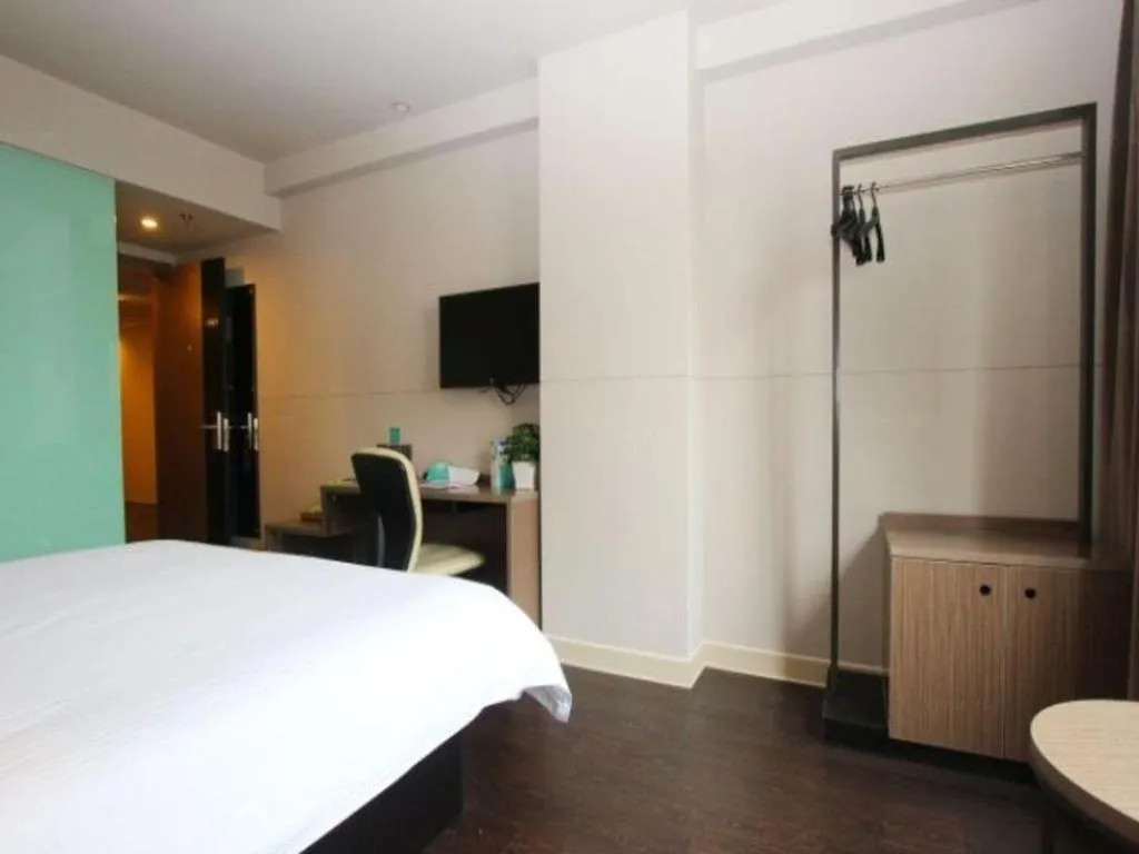 Bed in Jinjiang Inn Select Wuhan Xinhua Road Xiehe Hospital