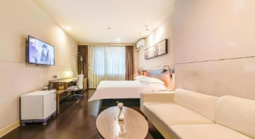 Bed in Jinjiang Inn Select Wuhan Xinhua Road Xiehe Hospital