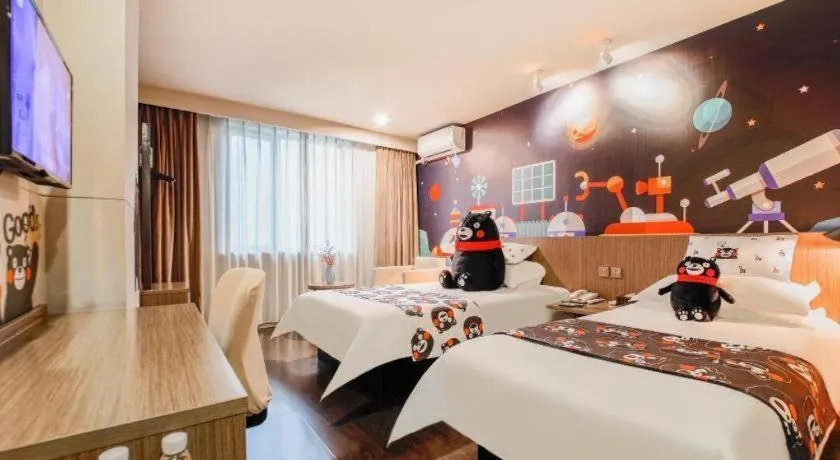 Bed in Jinjiang Inn Select Wuhan Xinhua Road Xiehe Hospital