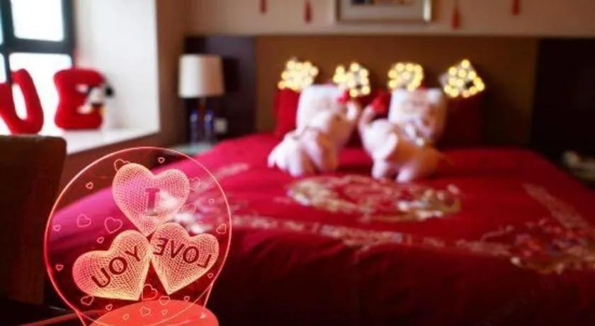 Bed in Golden Diamond Hotel Zhongshan