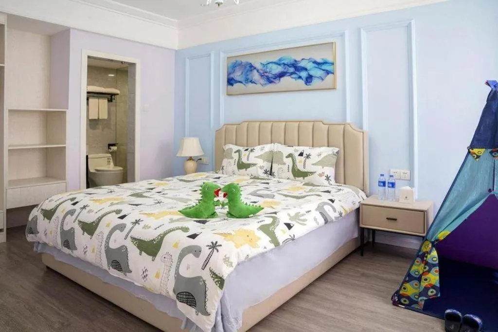 Bed in Golden Diamond Hotel Zhongshan