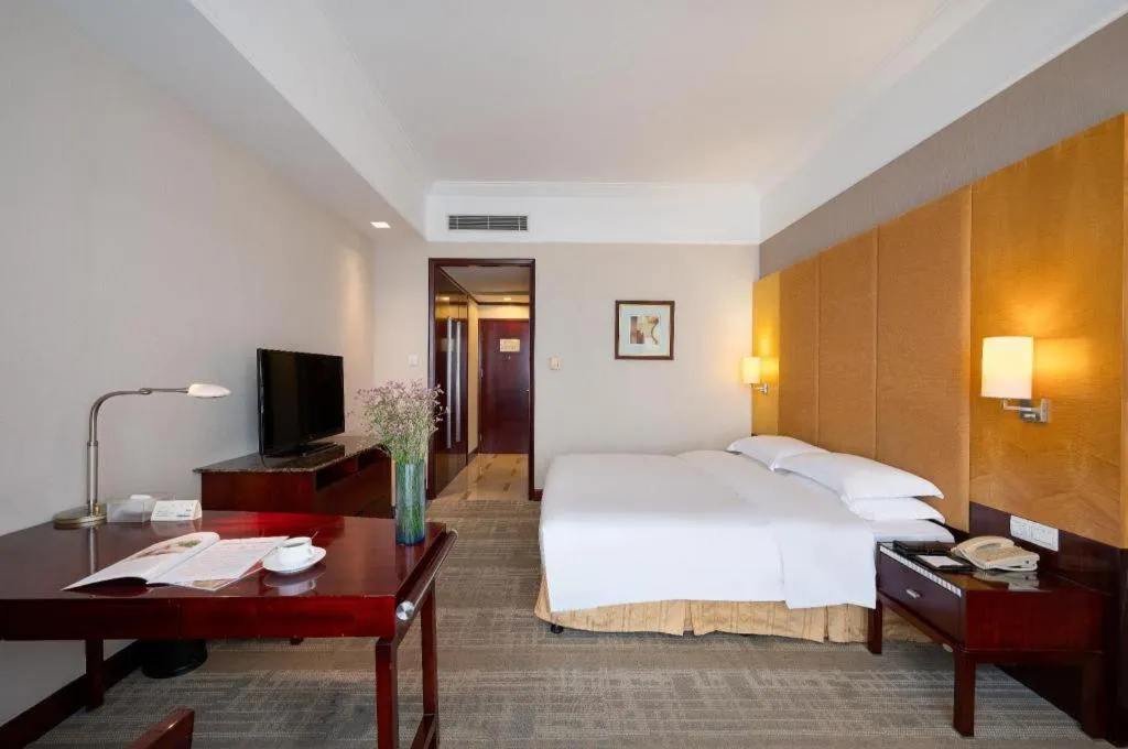Bed in Golden Diamond Hotel Zhongshan