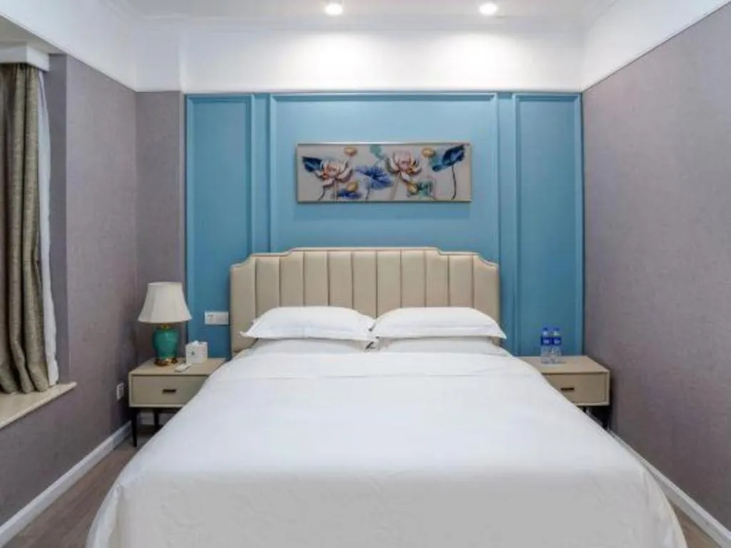 Bed in Golden Diamond Hotel Zhongshan