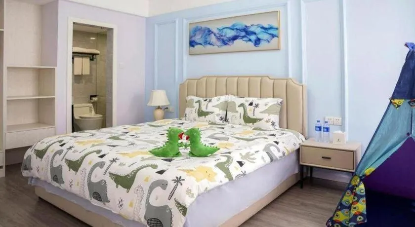 Bed in Golden Diamond Hotel Zhongshan