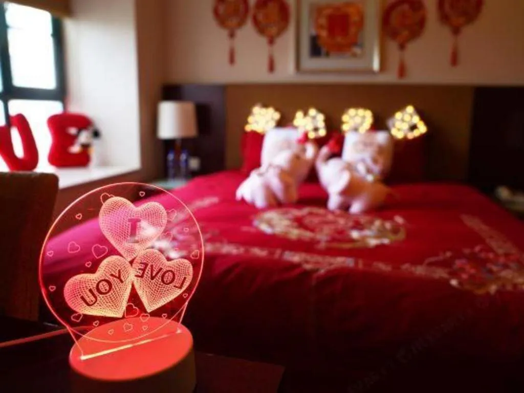 Bed in Golden Diamond Hotel Zhongshan