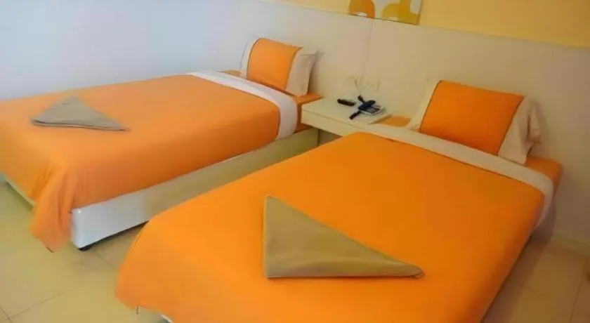 Bed in Nana Chat Bangsaen Hotel