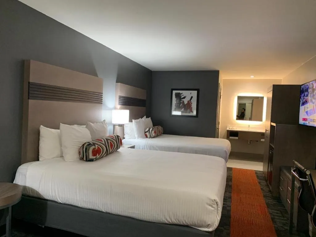 Bed in Pacific Motor Inn