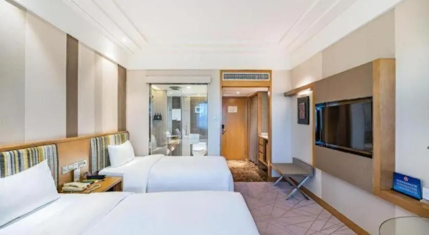 Bed in Grand Skylight Catic Hotel