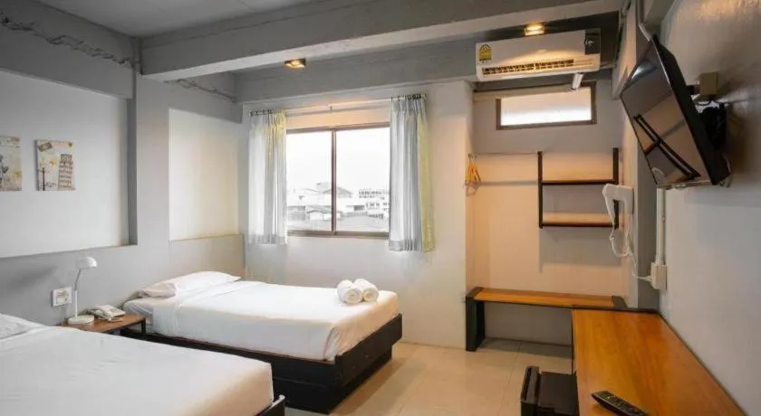 Bed in Thai Hotel Krabi