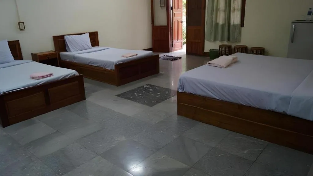Bed in Champa Residence Hotel