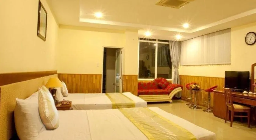 Bed in Nhat Thanh Hotel