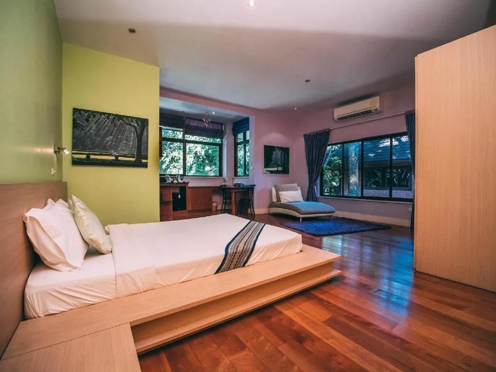 Bed in Tao Garden Health Spa & Resort