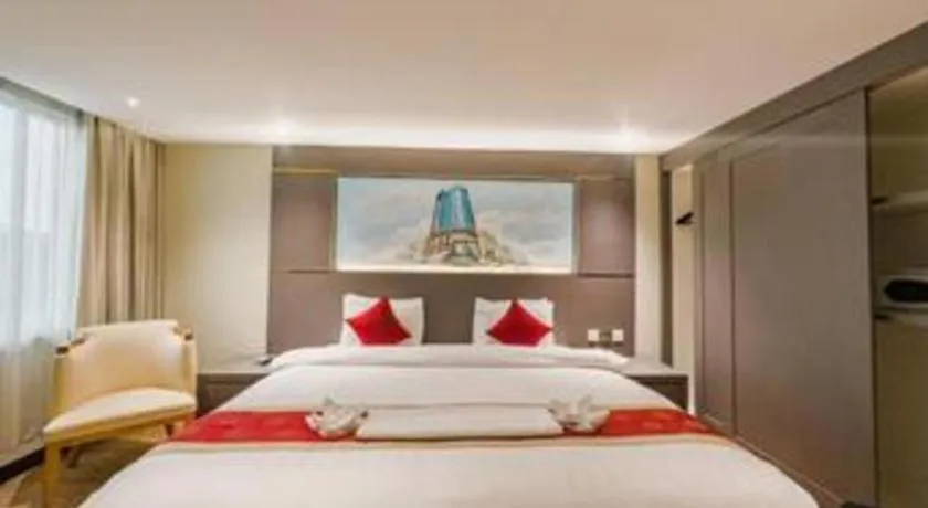 Bed in Hermes Palace Hotel Medan