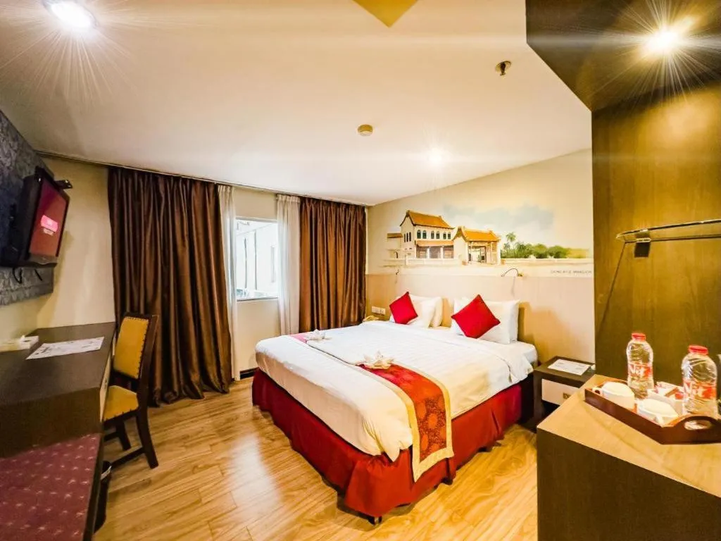 Bed in Hermes Palace Hotel Medan