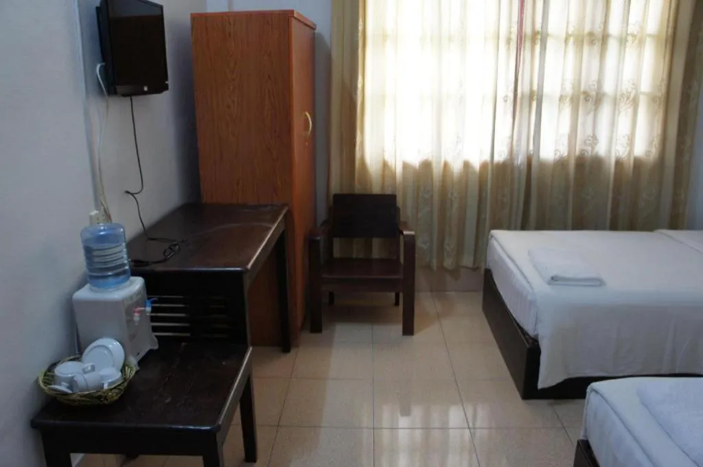 Bed in Saysamphanh Hotel