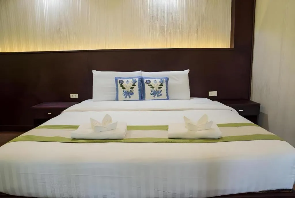 Bed in Saysamphanh Hotel