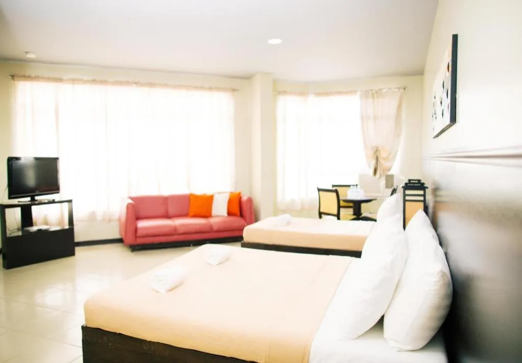 Bed in Ati-Atihan Festival Hotel