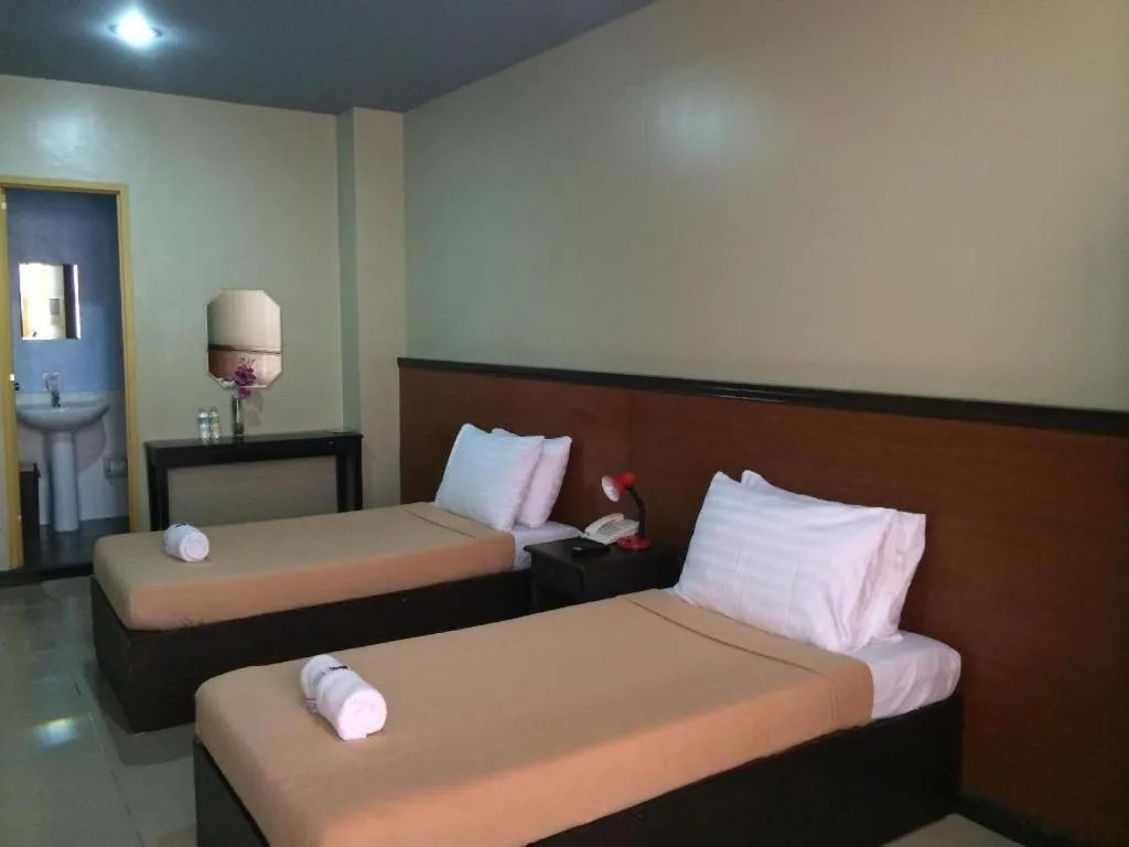 Bed in Ati-Atihan Festival Hotel
