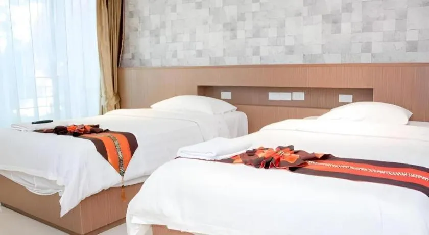 Bed in Huay Kaew Palace 1 Hotel