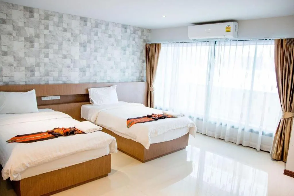 Bed in Huay Kaew Palace 1 Hotel