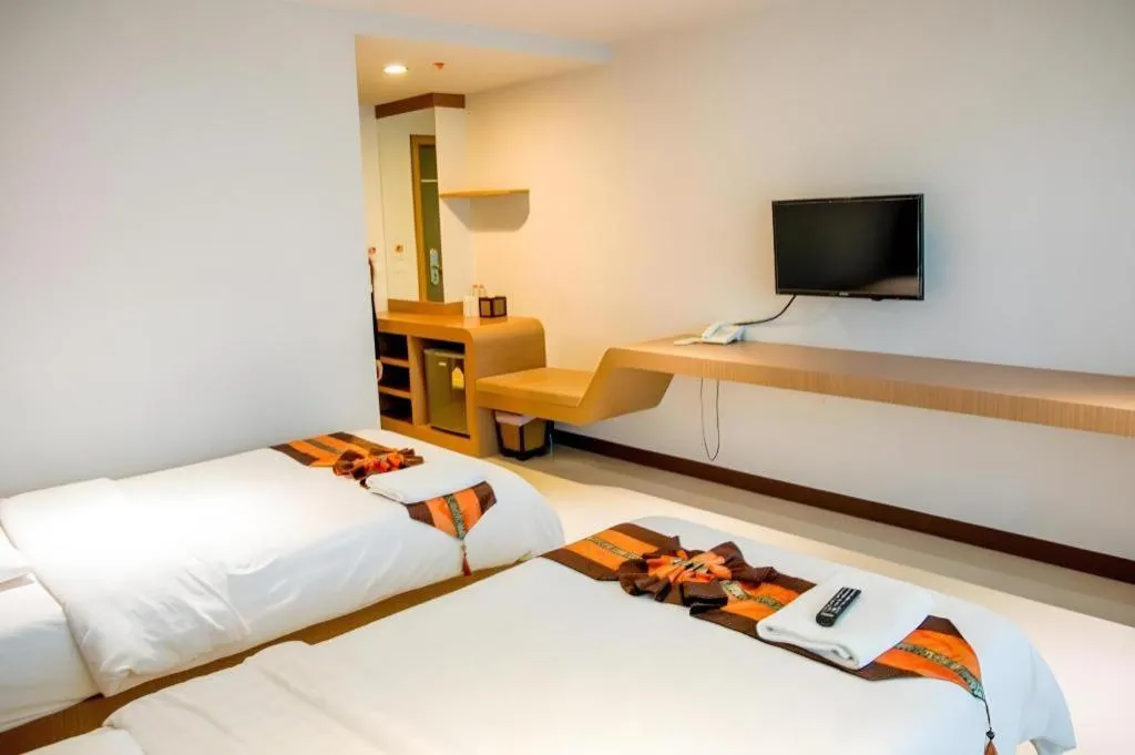 Bed in Huay Kaew Palace 1 Hotel