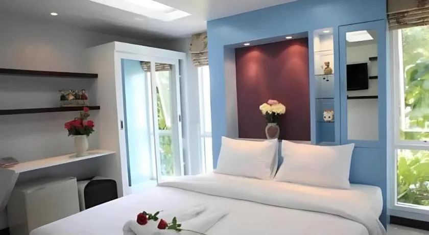 Bed in Huay Kaew Palace 1 Hotel