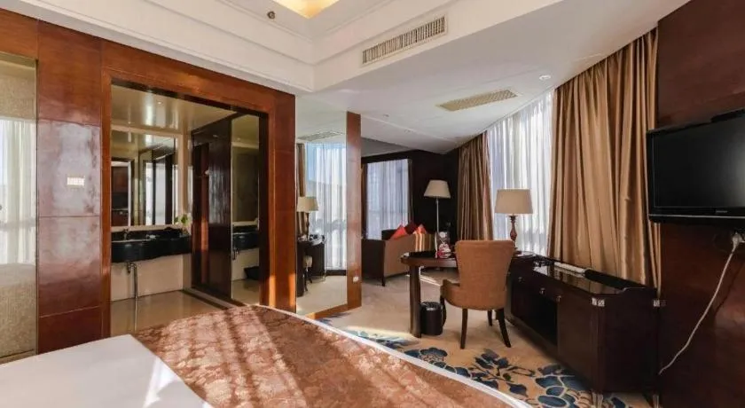 Bed in Hongfeng Hotel Nanshan Branch