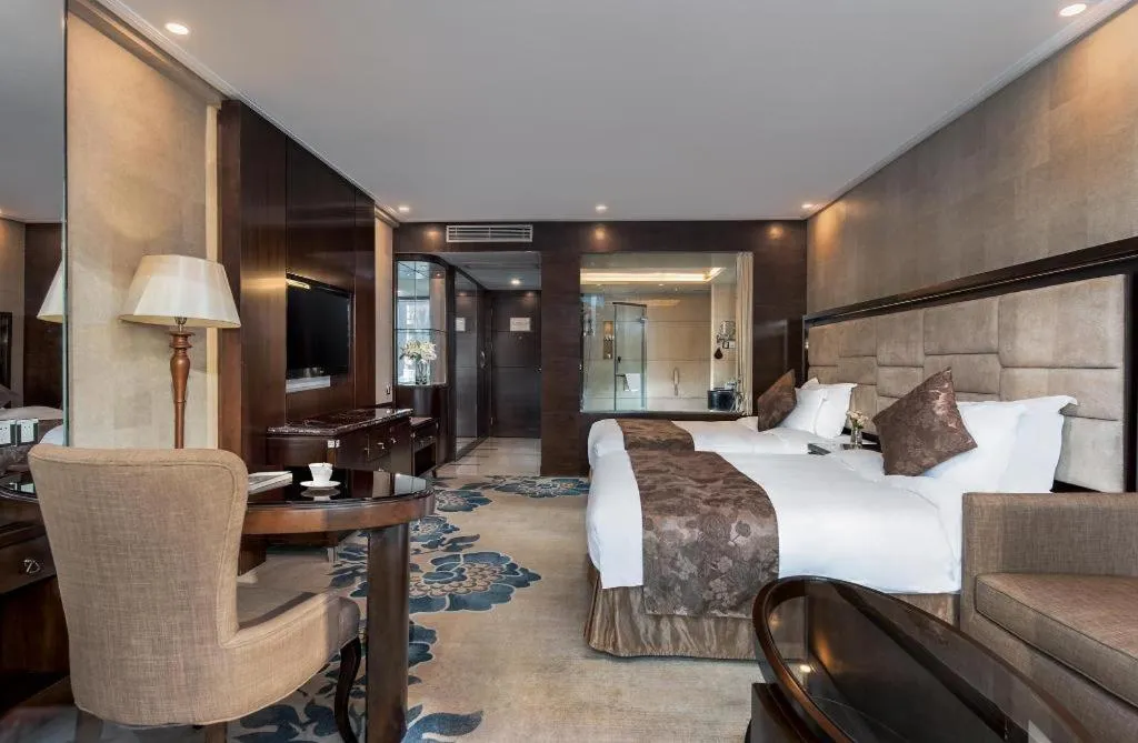 Bed in Hongfeng Hotel Nanshan Branch