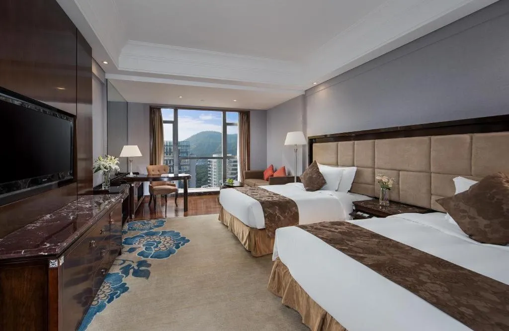 Bed in Hongfeng Hotel Nanshan Branch
