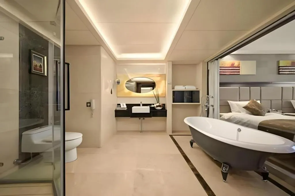 Bed in Hongfeng Hotel Nanshan Branch