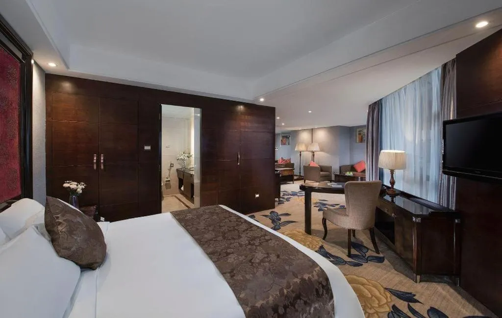 Bed in Hongfeng Hotel Nanshan Branch