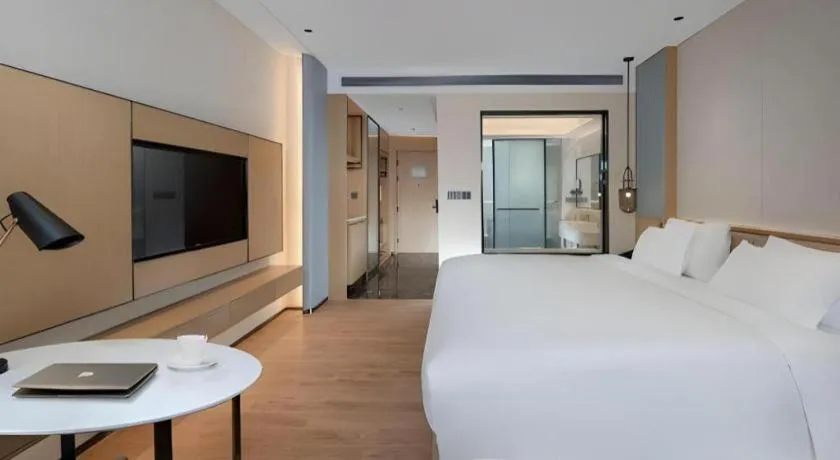 Bed in Hongfeng Hotel Nanshan Branch