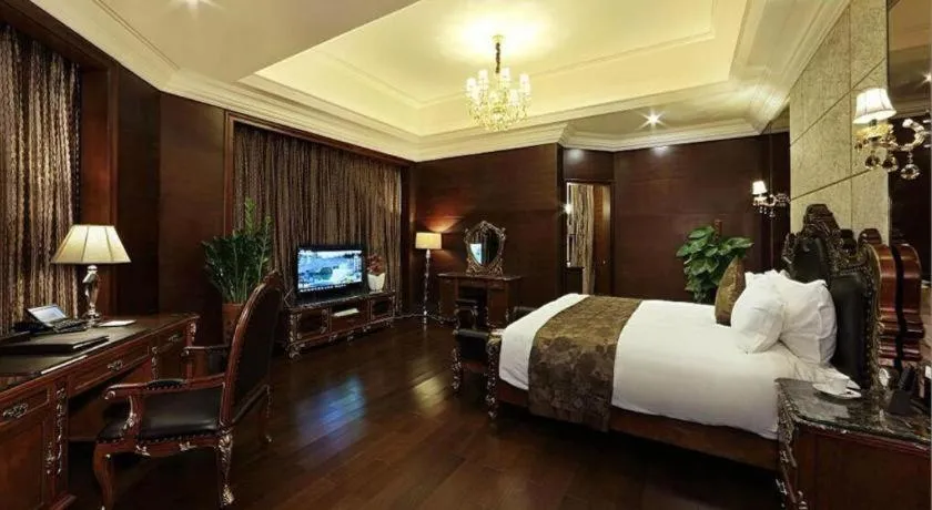 Bed in Hongfeng Hotel Nanshan Branch