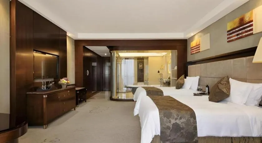 Bed in Hongfeng Hotel Nanshan Branch