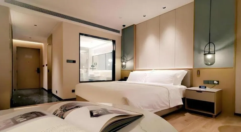 Bed in Hongfeng Hotel Nanshan Branch