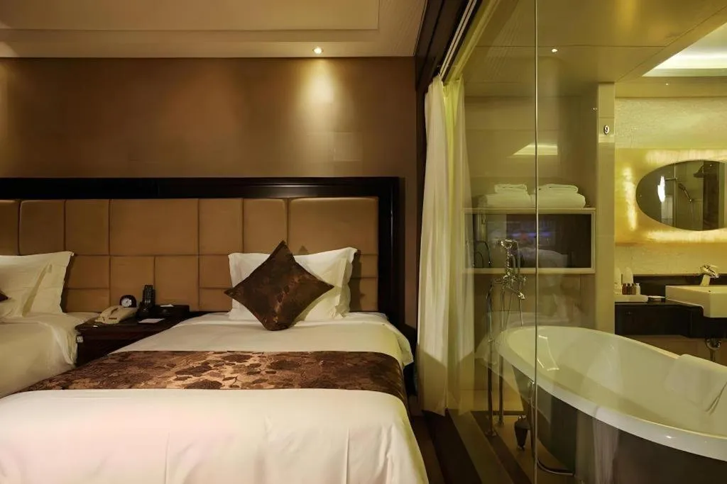 Bed in Hongfeng Hotel Nanshan Branch