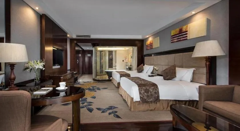 Bed in Hongfeng Hotel Nanshan Branch