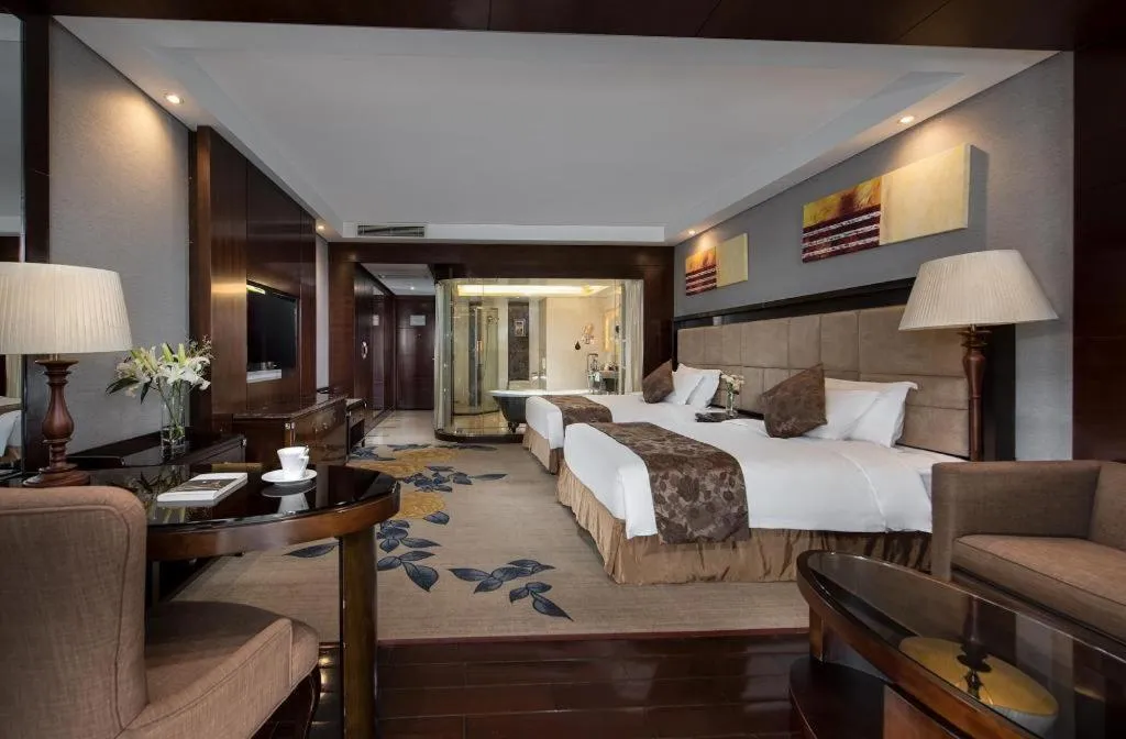 Bed in Hongfeng Hotel Nanshan Branch