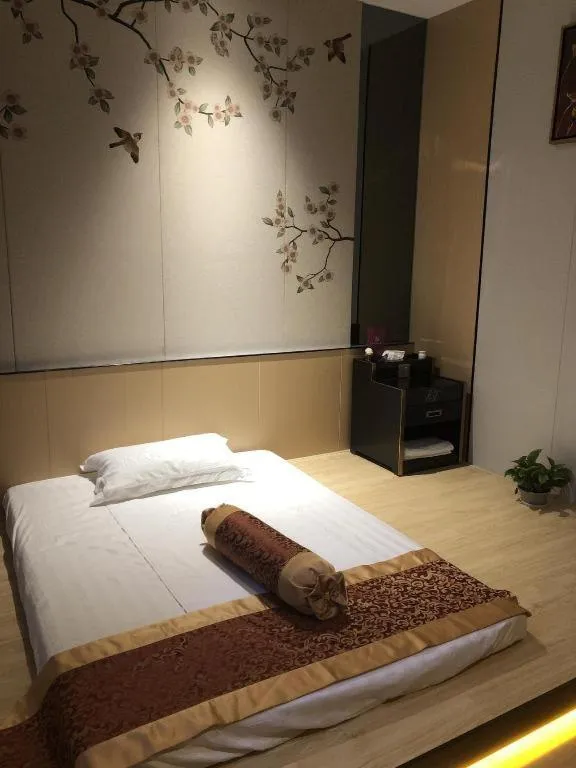Bed in Hongfeng Hotel Nanshan Branch