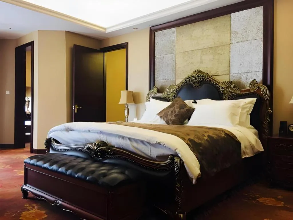 Bed in Hongfeng Hotel Nanshan Branch