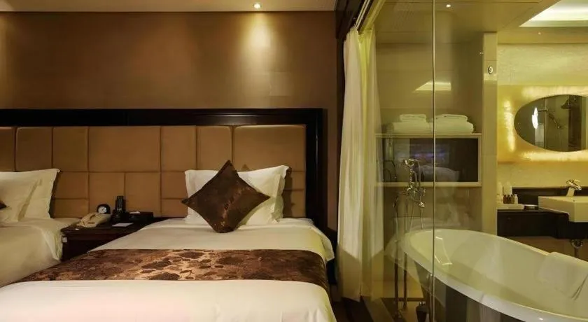 Bed in Hongfeng Hotel Nanshan Branch