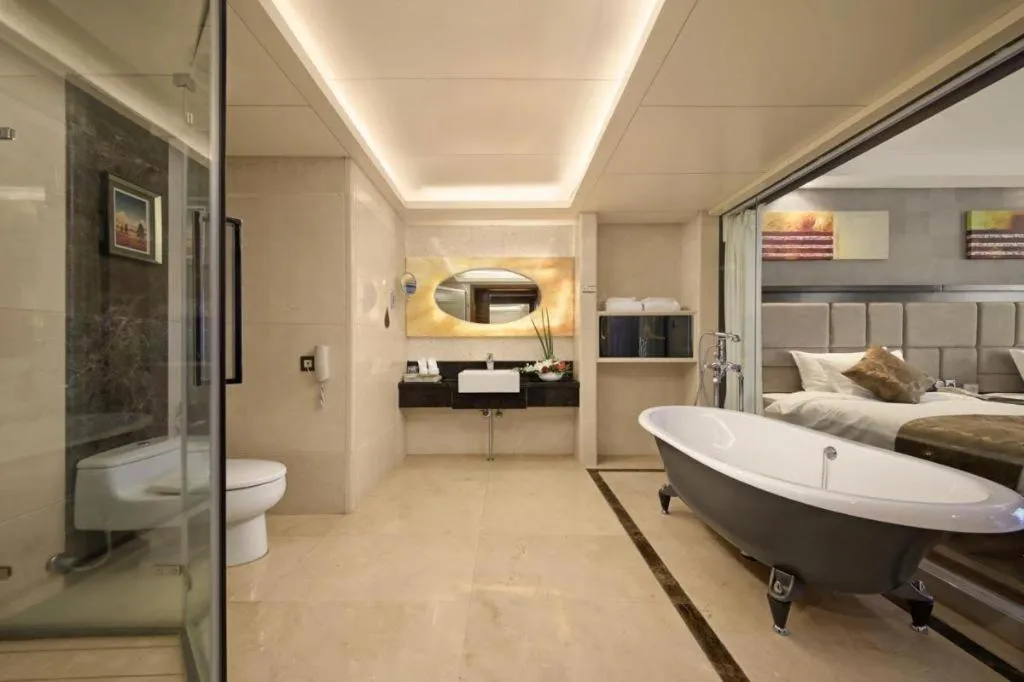 Bed in Hongfeng Hotel Nanshan Branch