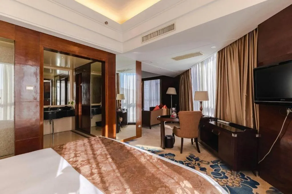 Bed in Hongfeng Hotel Nanshan Branch